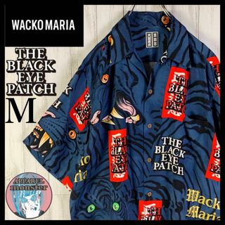 WACKO MARIA - 【限定コラボ】ワコマリア×ブラックアイパッチ 取扱注意 タイガー 開襟シャツ