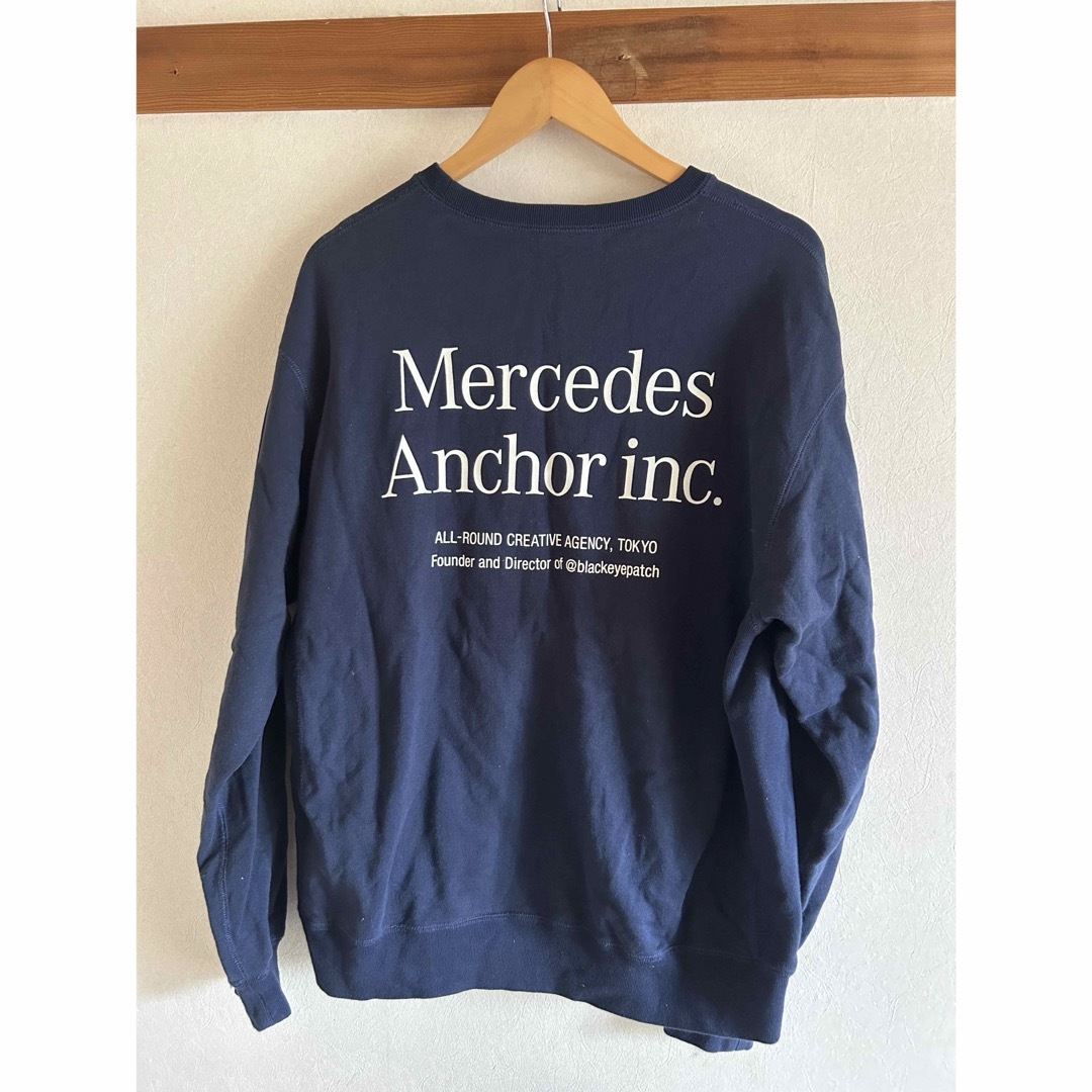 Mercedes anchor inc. スウェット Lサイズ ネイビー Mercedes anchor inc. スウェット Lサイズ ネイビー