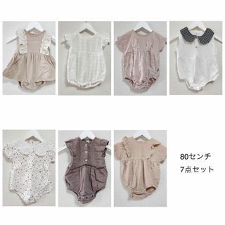 バースデイ(バースデイ)の80センチ　女の子ベビー服(ロンパース)