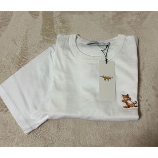 MAISON KITSUNE' - 新品 MAISON KITSUNè フォックス チラックス Tシャツ 白 S