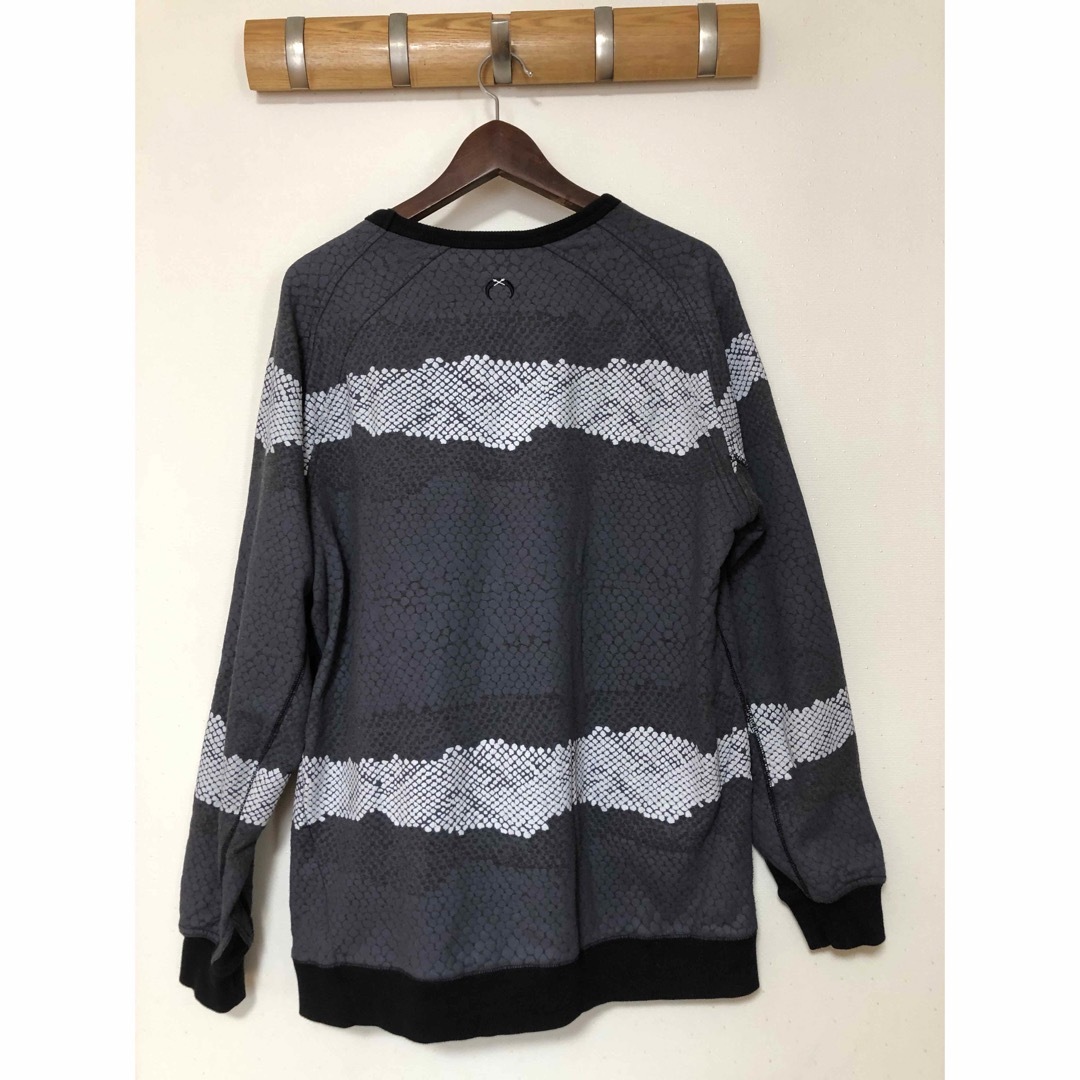 美品ユーズド■BLACK SCALE ブラックスケール■総柄ビックスエットシャツ メンズのトップス(スウェット)の商品写真