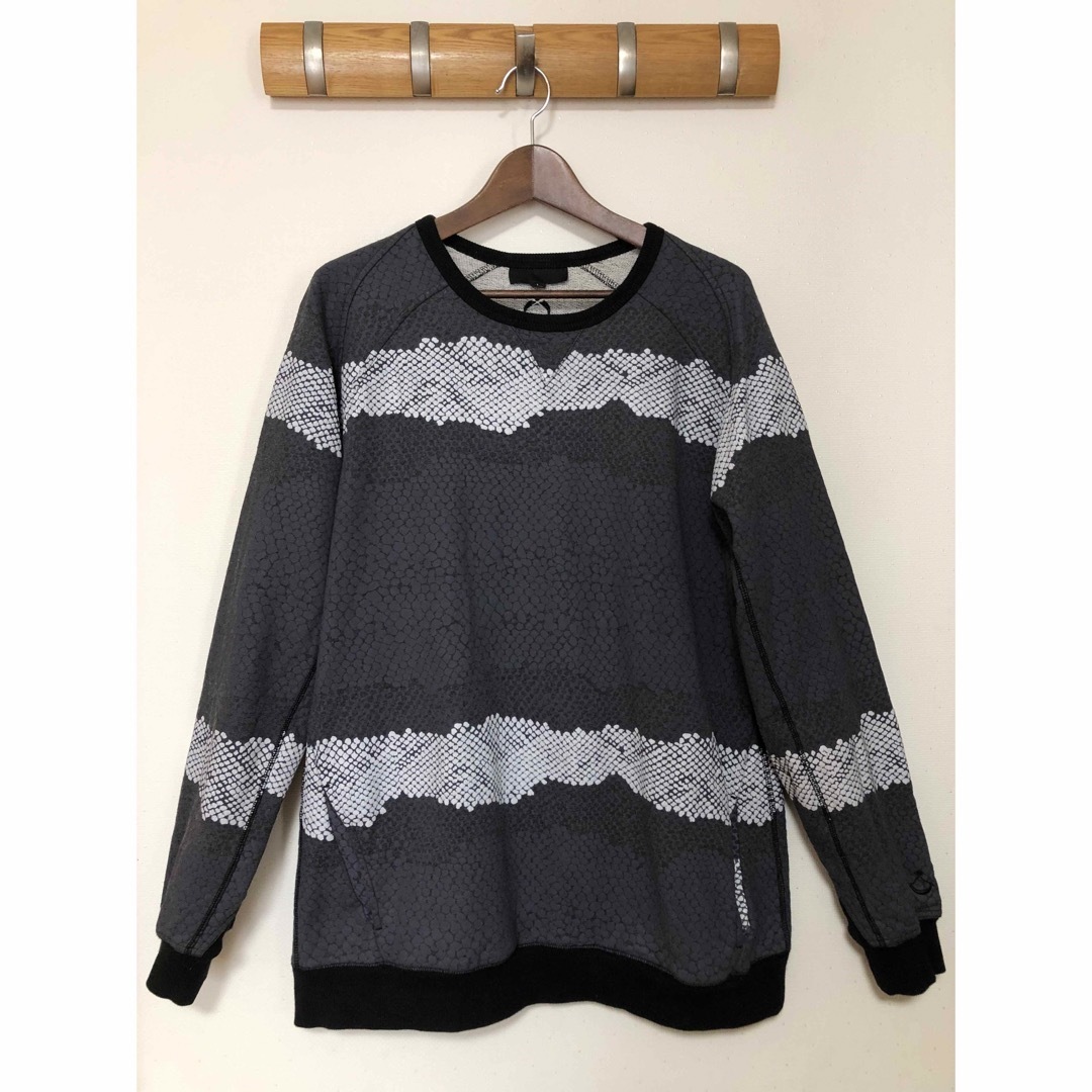 美品ユーズド■BLACK SCALE ブラックスケール■総柄ビックスエットシャツ メンズのトップス(スウェット)の商品写真