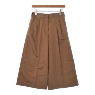 マルニ(Marni)のMARNI マルニ クロップドパンツ 36(XS位) 茶 【古着】【中古】(クロップドパンツ)