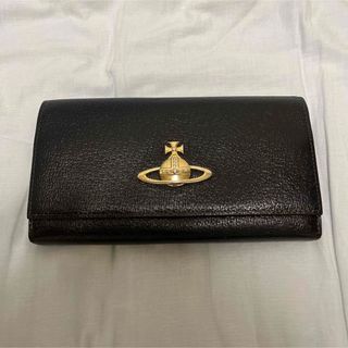 ヴィヴィアンウエストウッド(Vivienne Westwood)のヴィヴィアンウエストウッド 長財布 ロングウォレット がま口 ブラック(財布)