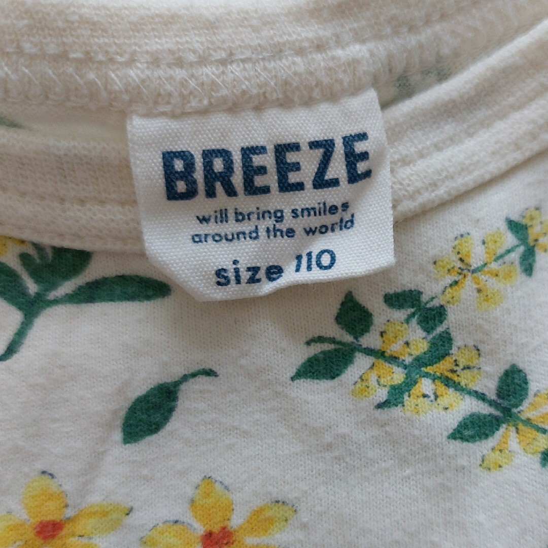 BREEZE(ブリーズ)のBREEZE花柄ワンピース キッズ/ベビー/マタニティのキッズ服女の子用(90cm~)(ワンピース)の商品写真