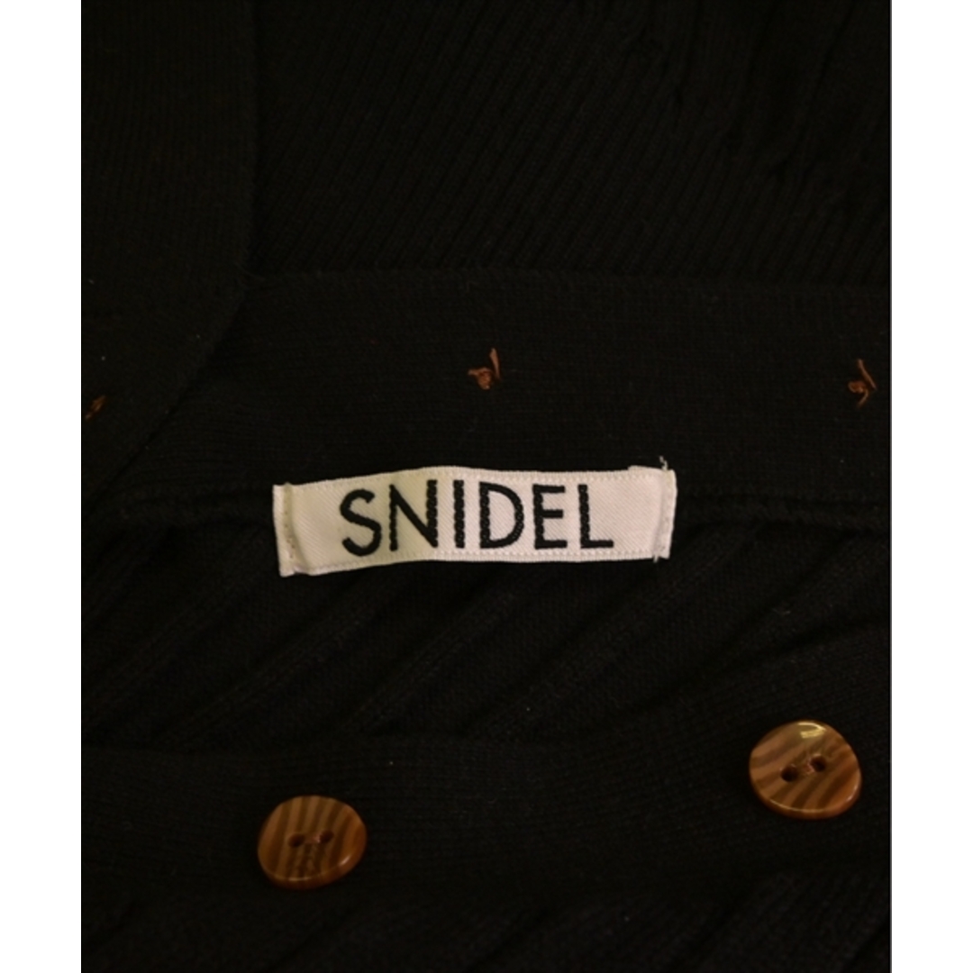 SNIDEL(スナイデル)のSNIDEL スナイデル ワンピース F 黒 【古着】【中古】 レディースのワンピース(ひざ丈ワンピース)の商品写真
