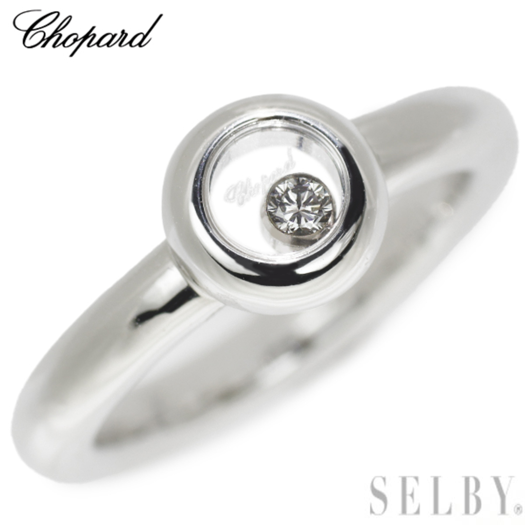 Chopard(ショパール)のショパール K18WG ダイヤモンド リング ハッピーダイヤ ラウンド レディースのアクセサリー(リング(指輪))の商品写真