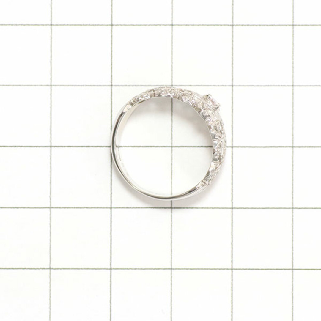 希少 Pt900 天然ピンクダイヤ ダイヤモンド リング 0.09ct D0.12ct 希少 フィレンツェ彫り レディースのアクセサリー(リング(指輪))の商品写真