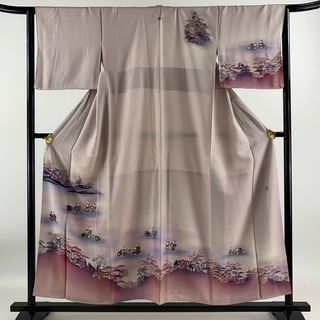 訪問着 身丈155cm 裄丈64cm 正絹 優品 【中古】(着物)