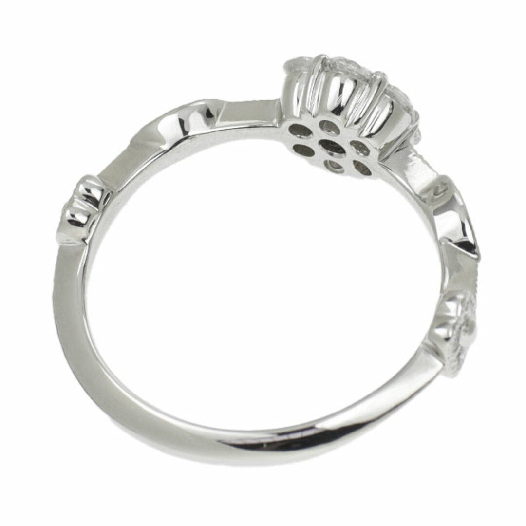 Pt900 ダイヤモンド リング 0.54ct フラワー レディースのアクセサリー(リング(指輪))の商品写真