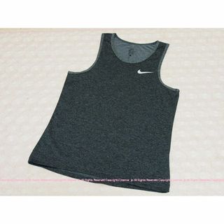 NIKE ナイキ DRI-FIT ランニングウェア タンクトップ 濃グレー/L