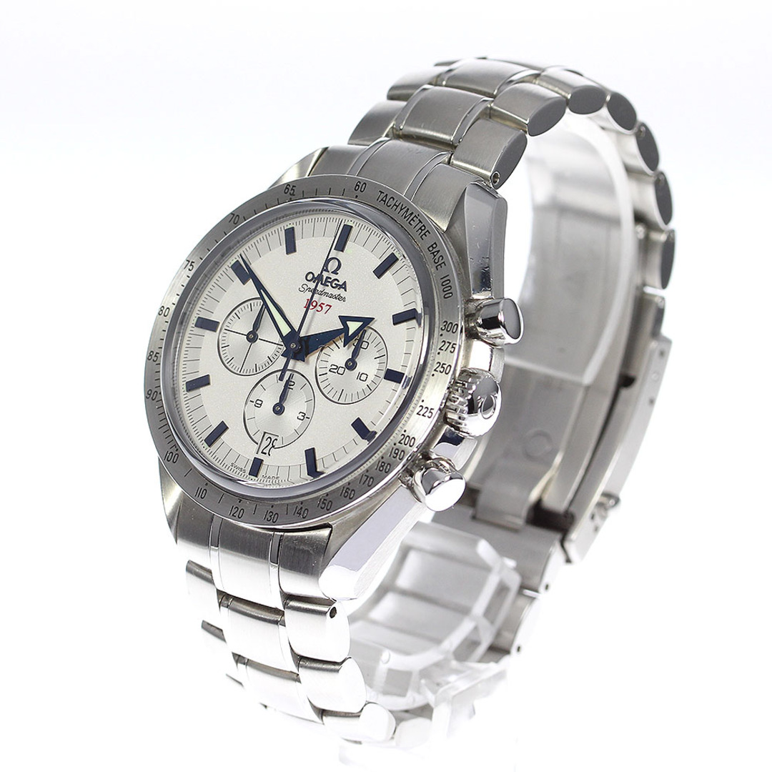 OMEGA(オメガ)のオメガ OMEGA 321.10.42.50.02.001 スピードマスター ブロードアロー1957 クロノグラフ 自動巻き メンズ 箱・保証書付き_814872 メンズの時計(腕時計(アナログ))の商品写真