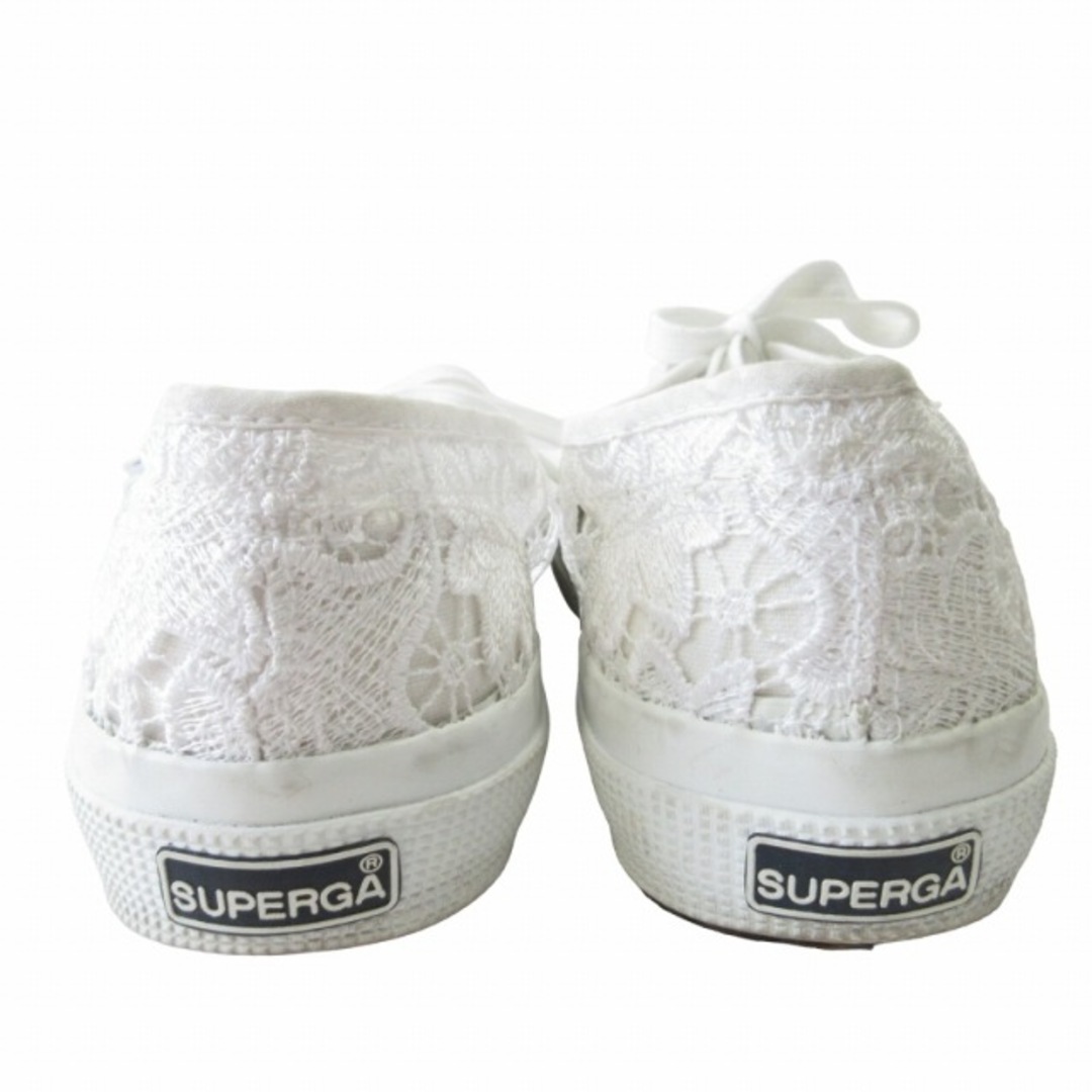 SUPERGA(スペルガ)のスペルガ SUPERGA レーススニーカー シューズ 白 ホワイト 約24㎝ レディースの靴/シューズ(スニーカー)の商品写真