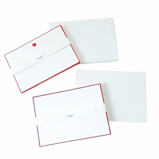 Cartier - カルティエ レターセット 2セット 2個 まとめ カード 封筒 セット 箱付き