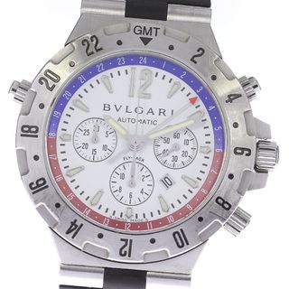 ブルガリ(BVLGARI)のブルガリ BVLGARI GMT40SFB ディアゴノ GMT クロノグラフ 自動巻き メンズ 箱・保証書付き_802188(腕時計(アナログ))