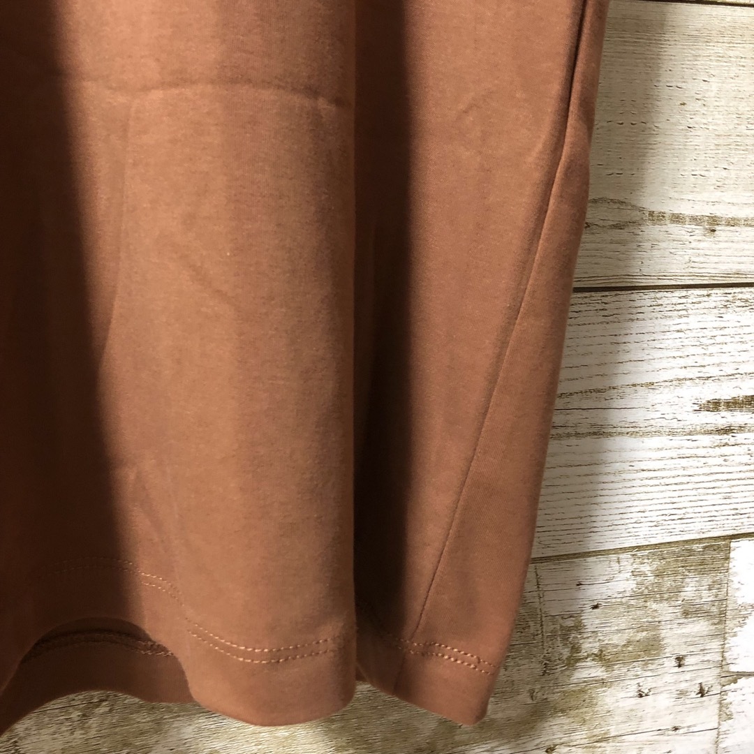 ZARA(ザラ)のZARA ザラ カットソー ブラウン Mサイズ メンズのトップス(Tシャツ/カットソー(半袖/袖なし))の商品写真