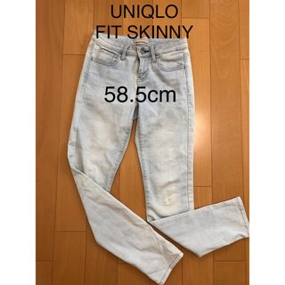 ユニクロ(UNIQLO)の値下げ　UNIQLO スキニーパンツ　サイズ23インチ　58.5cm デニム(デニム/ジーンズ)