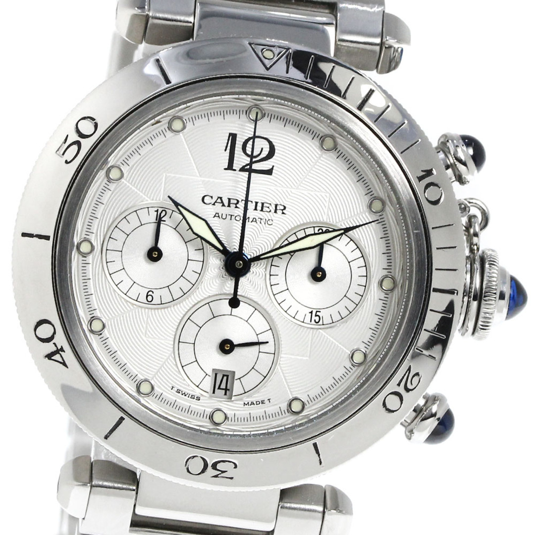 Cartier(カルティエ)のカルティエ CARTIER W31030H3 パシャ38ｍｍ クロノグラフ 自動巻き メンズ 良品 _735336 メンズの時計(腕時計(アナログ))の商品写真