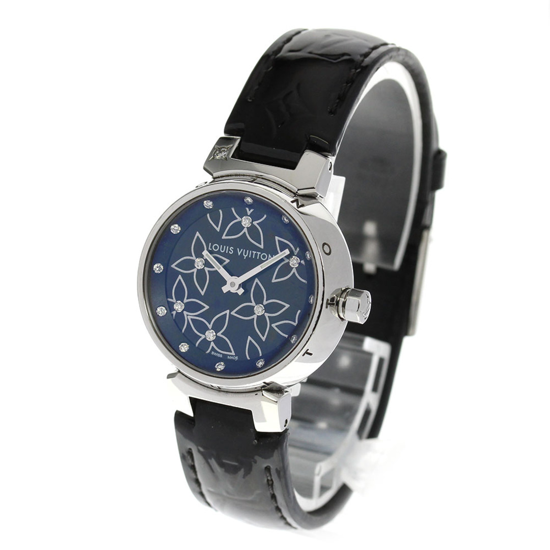 LOUIS VUITTON(ルイヴィトン)のルイ・ヴィトン LOUIS VUITTON Q121G タンブール ラブリー 18Pダイヤ クォーツ メンズ _814384 メンズの時計(腕時計(アナログ))の商品写真