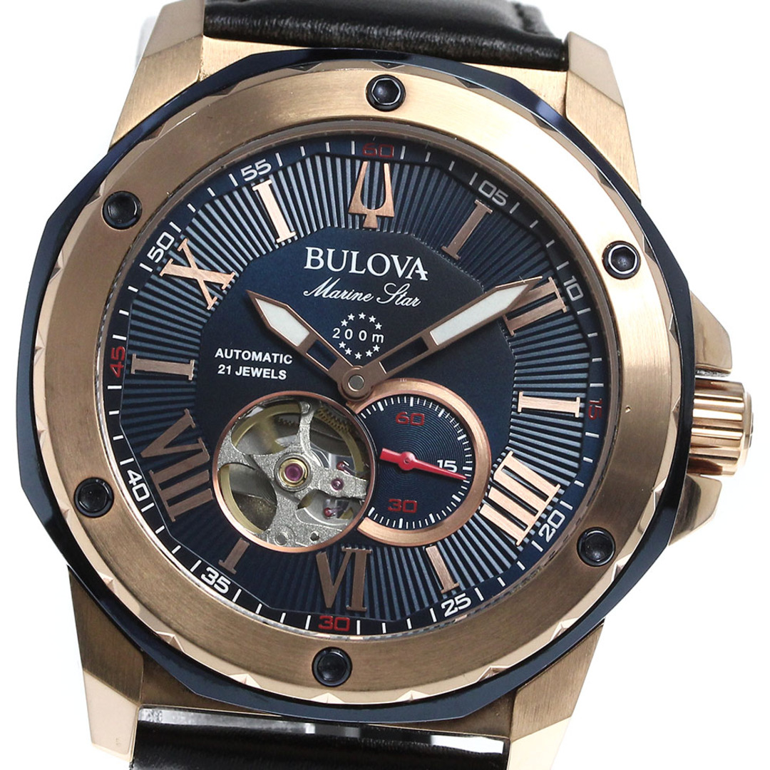 Bulova(ブローバ)のブローバ BULOVA 98A227 マリンスター 自動巻き メンズ 良品 _813990 メンズの時計(腕時計(アナログ))の商品写真