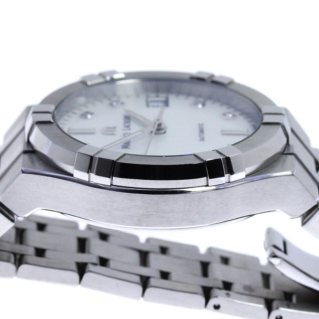MAURICE LACROIX(モーリスラクロア)のモーリスラクロア MAURICE LACROIX AI6006 アイコン 8Pダイヤ デイト 自動巻き レディース 美品 _814975 レディースのファッション小物(腕時計)の商品写真