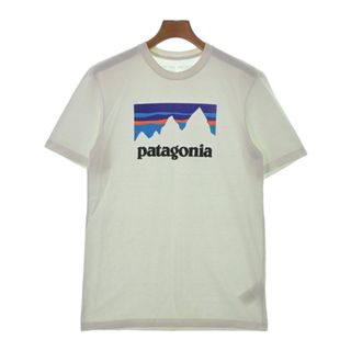 パタゴニア(patagonia)のpatagonia パタゴニア Tシャツ・カットソー XS 白 【古着】【中古】(Tシャツ/カットソー(半袖/袖なし))