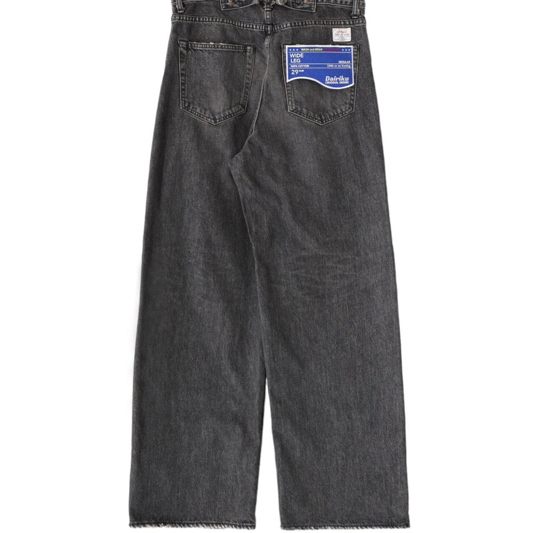 新品 DAIRIKU Wide Denim Pants ダイリク ワイド デニム メンズのパンツ(ワークパンツ/カーゴパンツ)の商品写真