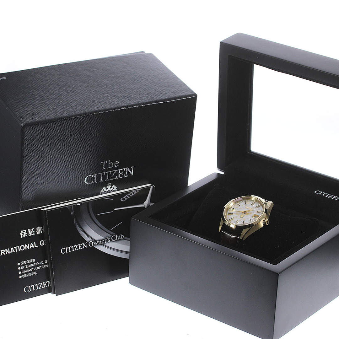 CITIZEN(シチズン)のシチズン CITIZEN A060-T025978/AQ4042-01P ザ・シチズン エコドライブ 25周年記念 ソーラー メンズ 箱・保証書付き_815160 メンズの時計(腕時計(アナログ))の商品写真