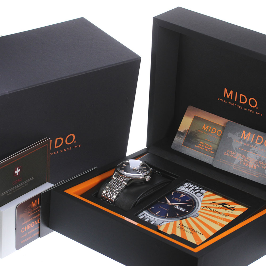 MIDO(ミドー)のミドー MIDO M040.408.11.041.00 マルチフォート GMT デイト 自動巻き メンズ 未使用品 箱・保証書付き_815410 メンズの時計(腕時計(アナログ))の商品写真