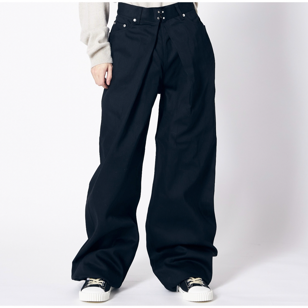 JOHN LAWRENCE SULLIVAN(ジョンローレンスサリバン)のジョンローレンスサリバン サリバン RIGID DENIM WIDE PANTS メンズのパンツ(デニム/ジーンズ)の商品写真