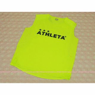 ATHLETA - ATHLETA アスレタ フットサル メッシュ ノースリーブ タンクトップ黄/O