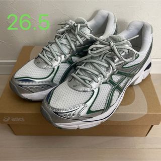 asics GT-2160 WHITE/ SHAMROCK GREEN 26.5