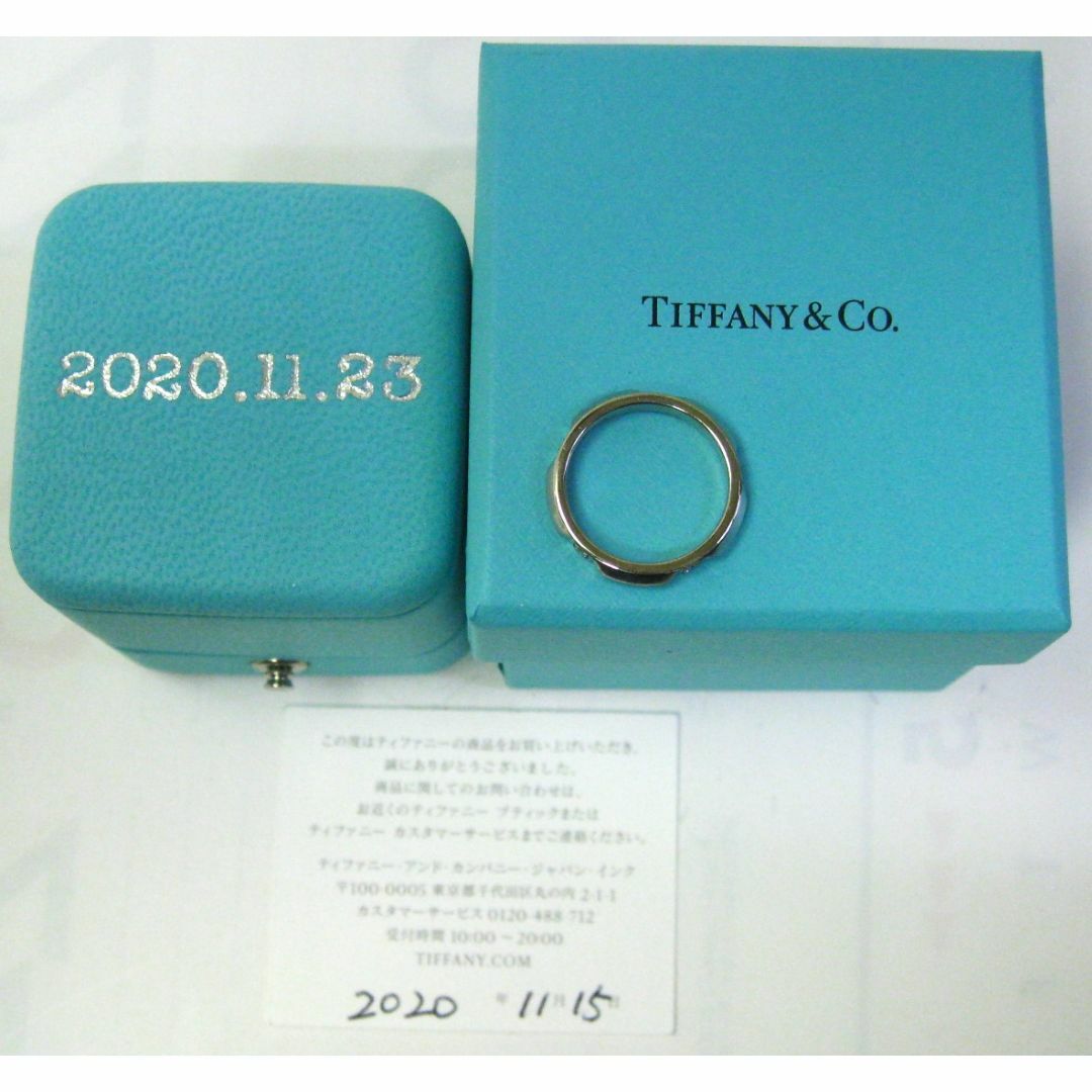 Tiffany & Co.(ティファニー)の極美品ティファニーTIFFANY&Co.Pt950プラチナ トゥルーバンドD5ヶ レディースのアクセサリー(リング(指輪))の商品写真