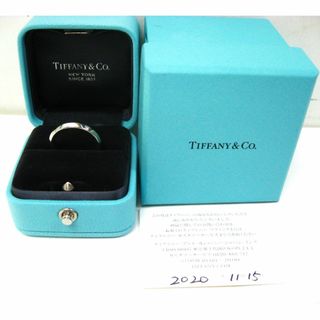 ティファニー(Tiffany & Co.)の極美品ティファニーTIFFANY&Co.Pt950プラチナ トゥルーバンドD5ヶ(リング(指輪))