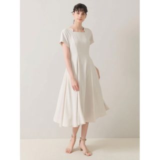 Audire アウディーレMulch volume flare dress