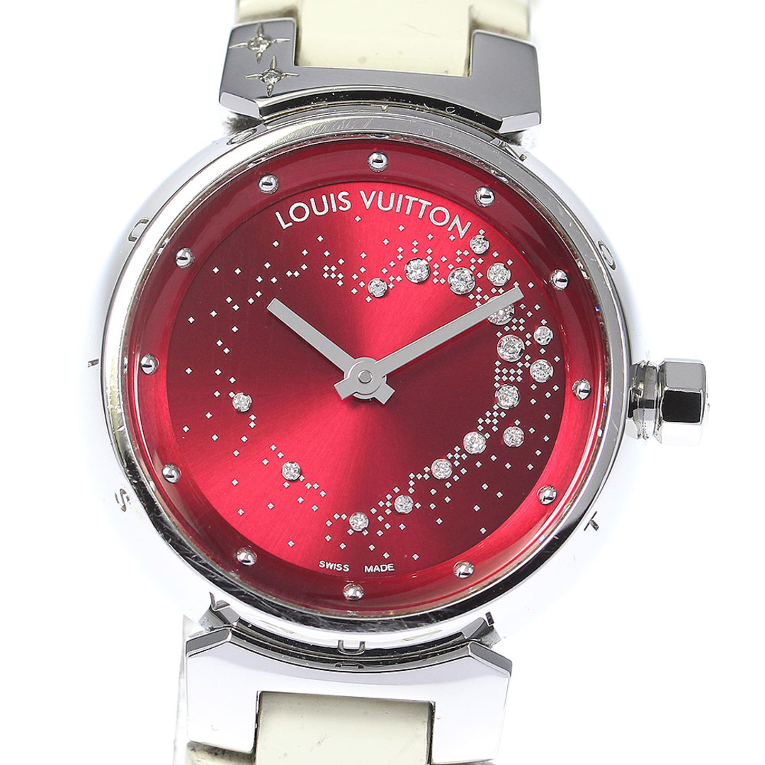 LOUIS VUITTON(ルイヴィトン)のルイ・ヴィトン LOUIS VUITTON Q12M2 タンブール アトラクション ダイヤモンド クォーツ レディース _815053 レディースのファッション小物(腕時計)の商品写真