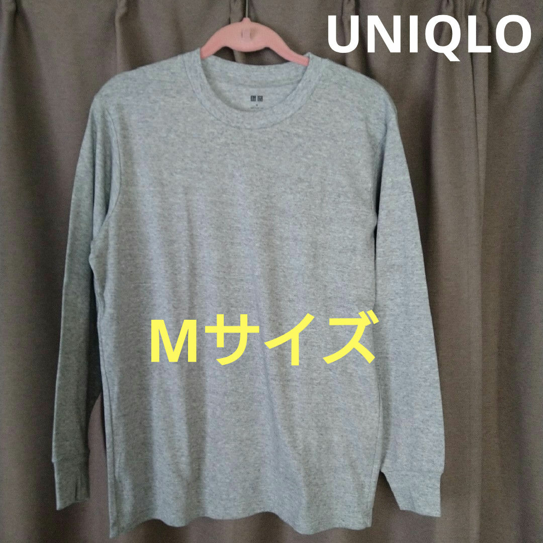 UNIQLO(ユニクロ)のUNIQLO　ソフトタッチ　クルーネックロンTシャツ メンズのトップス(Tシャツ/カットソー(七分/長袖))の商品写真