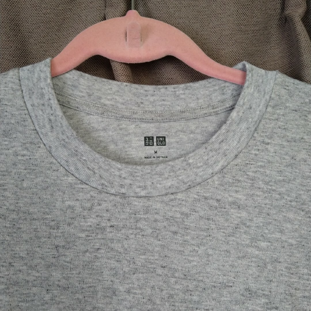 UNIQLO(ユニクロ)のUNIQLO　ソフトタッチ　クルーネックロンTシャツ メンズのトップス(Tシャツ/カットソー(七分/長袖))の商品写真