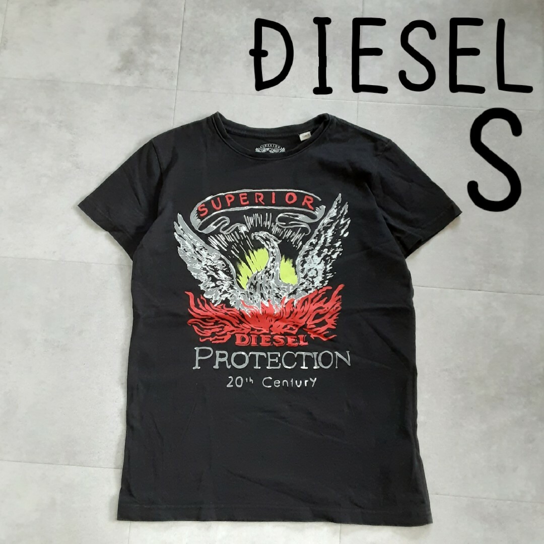 DIESEL(ディーゼル)のDIESEL Tシャツ ディーゼル S 半袖 黒 メンズのトップス(Tシャツ/カットソー(半袖/袖なし))の商品写真