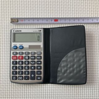 キヤノン(Canon)のCanon　キャノン　ポケット電卓 LS-12TU　ブラック　黒カバー(その他)
