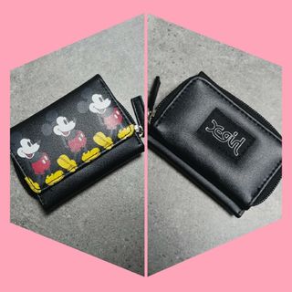 【未使用品】Xgirl × Disney コラボ  コンパクト3つ折りサイフ