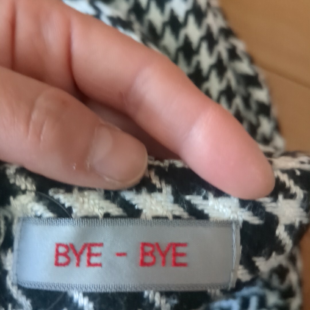 ByeBye(バイバイ)のBye Bye　千鳥柄スカート レディースのスカート(ミニスカート)の商品写真