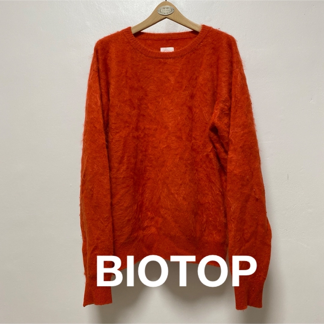 Adam et Rope'(アダムエロぺ)のBIOTOP カシミア　ニット メンズのトップス(ニット/セーター)の商品写真