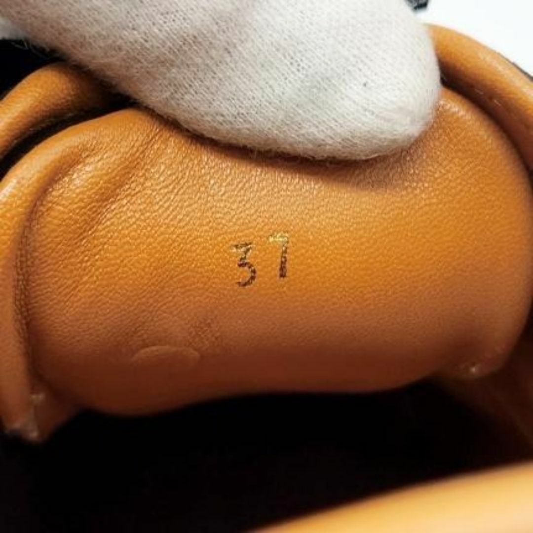 Hermes(エルメス)の極美品 エルメス クイック スニーカー 23.5cm Hロゴ スクエアトゥ 本革 メンズの靴/シューズ(ドレス/ビジネス)の商品写真