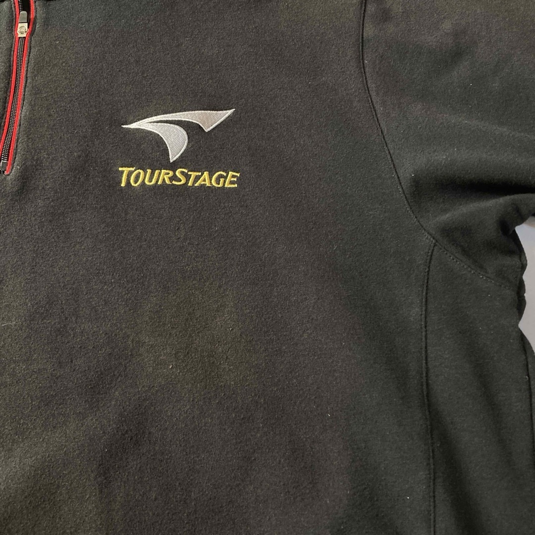 TOURSTAGE(ツアーステージ)のツアーステージ メンズ 半袖プルオーバー ハーフジップ ゴルフ L スポーツ/アウトドアのゴルフ(ウエア)の商品写真