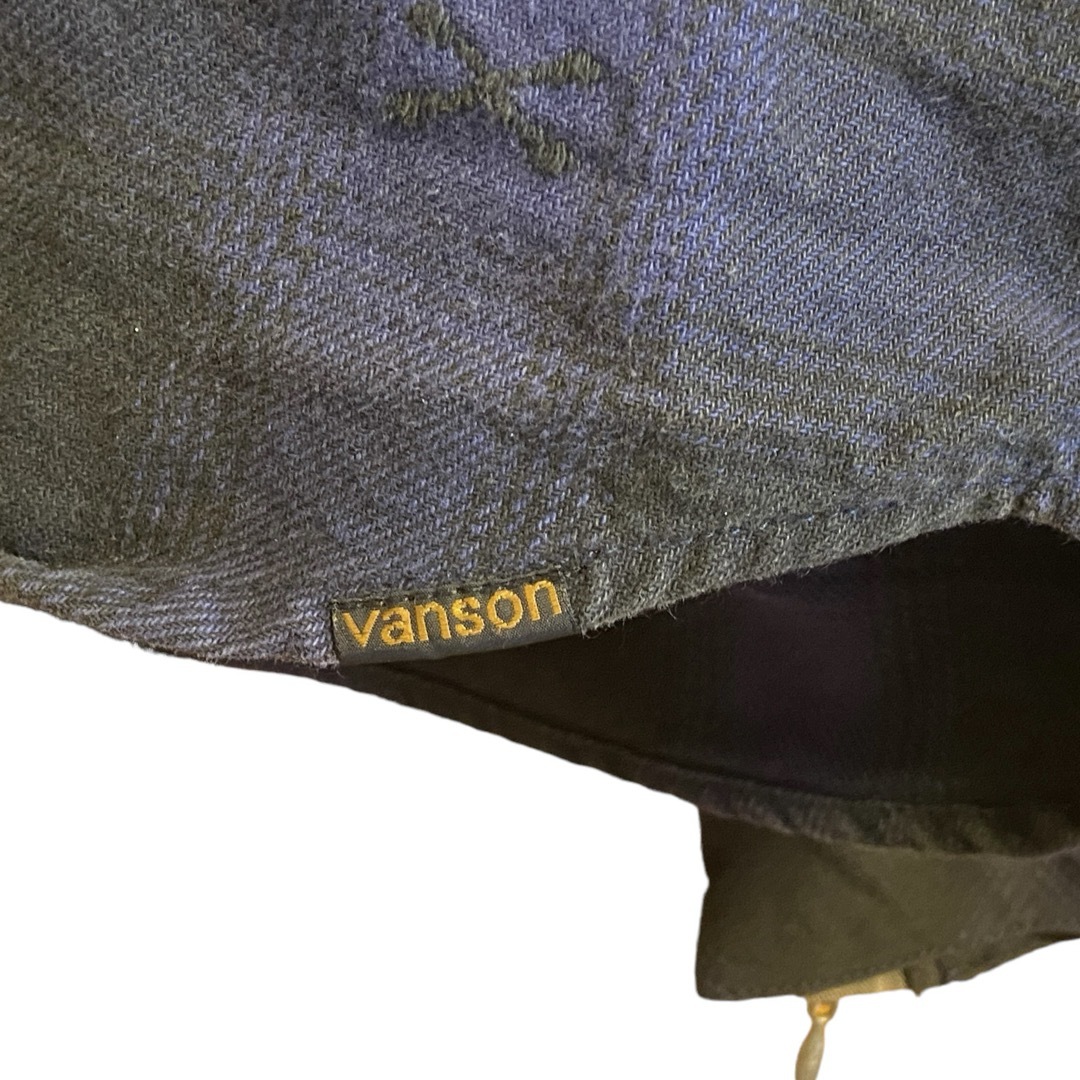 VANSON(バンソン)の★ ＶＡＮＳＯＮ ★ バンソン　バックプリント ジップアップ   スカル メンズのジャケット/アウター(Gジャン/デニムジャケット)の商品写真