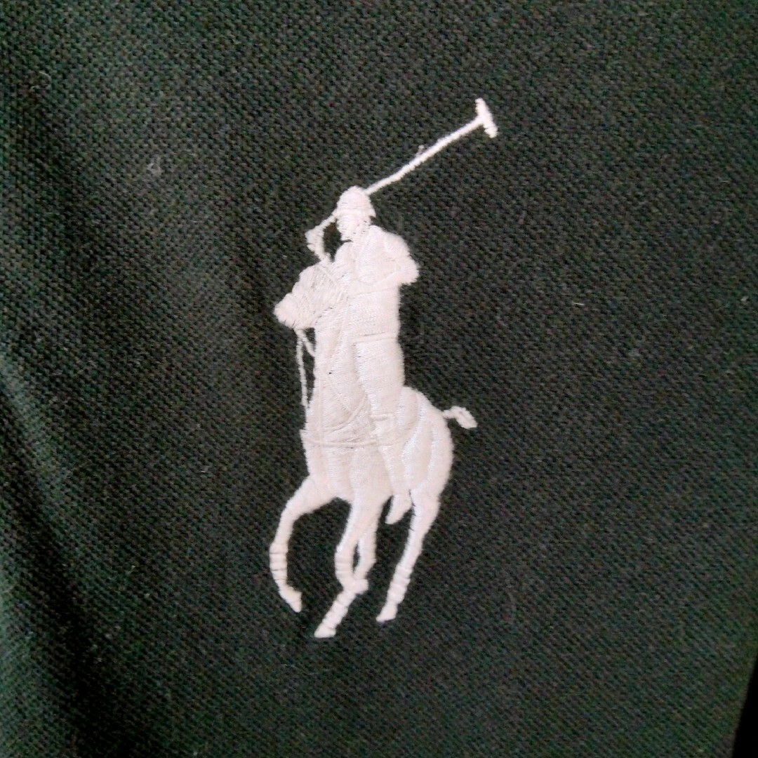 POLO RALPH LAUREN(ポロラルフローレン)のPOLO ポロラルフローレン デカロゴ　ロゴ刺繍　ポロシャツ　半袖　ワンポイント レディースのトップス(ポロシャツ)の商品写真