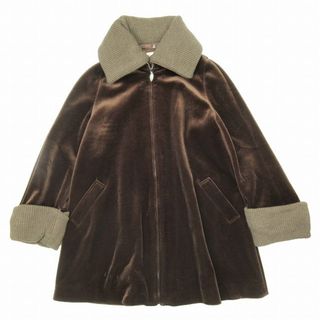 美品 ミスクロエ miss chloe ヴィンテージ ベロア コート 40(その他)