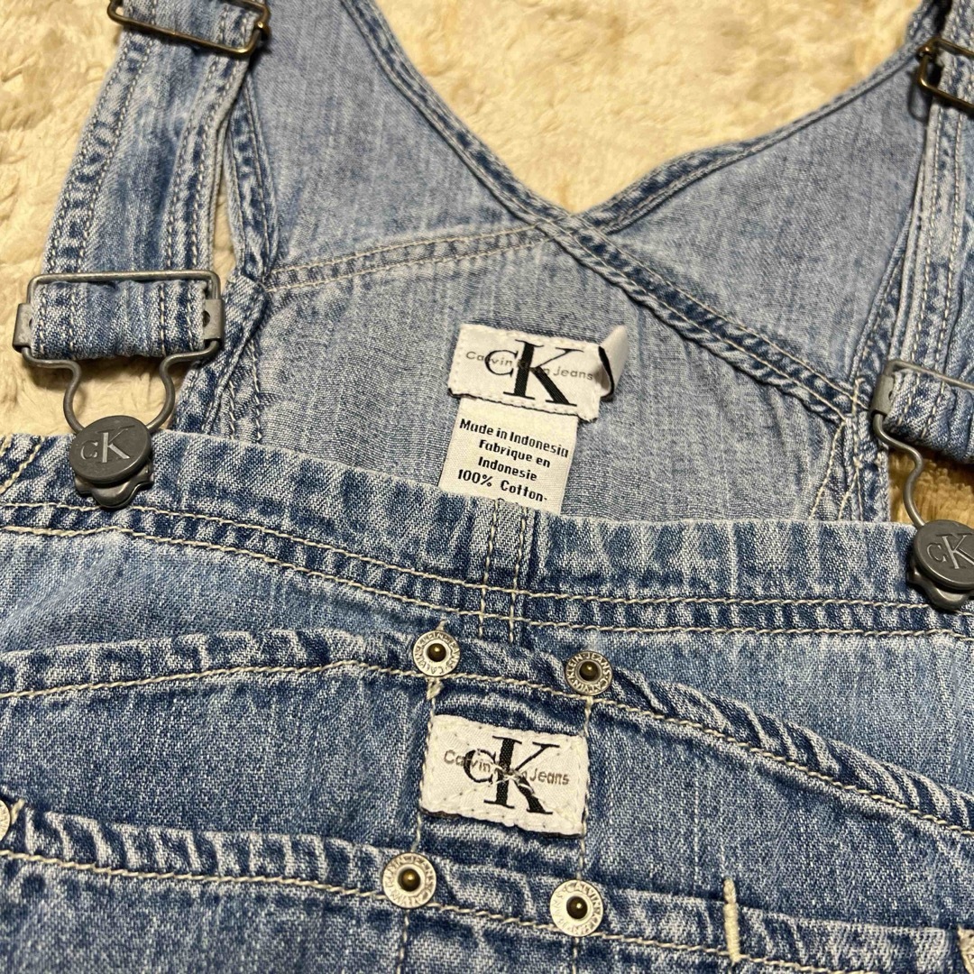 Calvin Klein(カルバンクライン)のカルバンクライン　ビンテージ　サロペットパンツ　Sサイズ レディースのパンツ(サロペット/オーバーオール)の商品写真