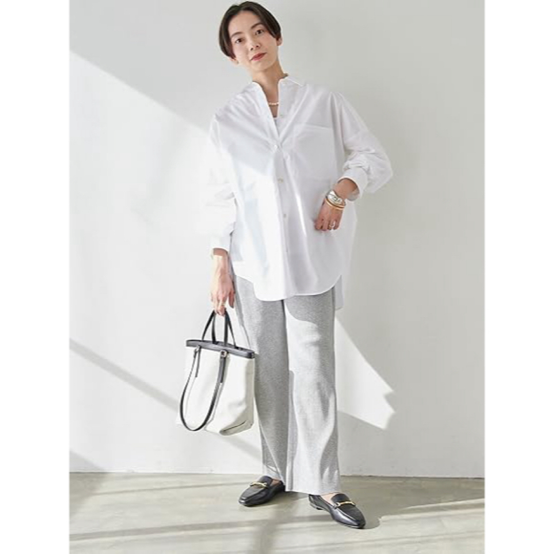 UNITED ARROWS green label relaxing(ユナイテッドアローズグリーンレーベルリラクシング)のXS/H148-155cm カット リブ パンツ レディースのパンツ(カジュアルパンツ)の商品写真